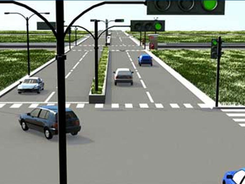 Matalinong pagbabago ng intersection ng trapiko